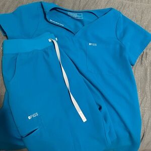 Extreme Blue Figs Scrubs